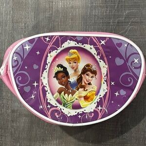 💞 Disney Princess Zippered Bike & Scooter Pouch with Cinderella, Tiana, & Belle